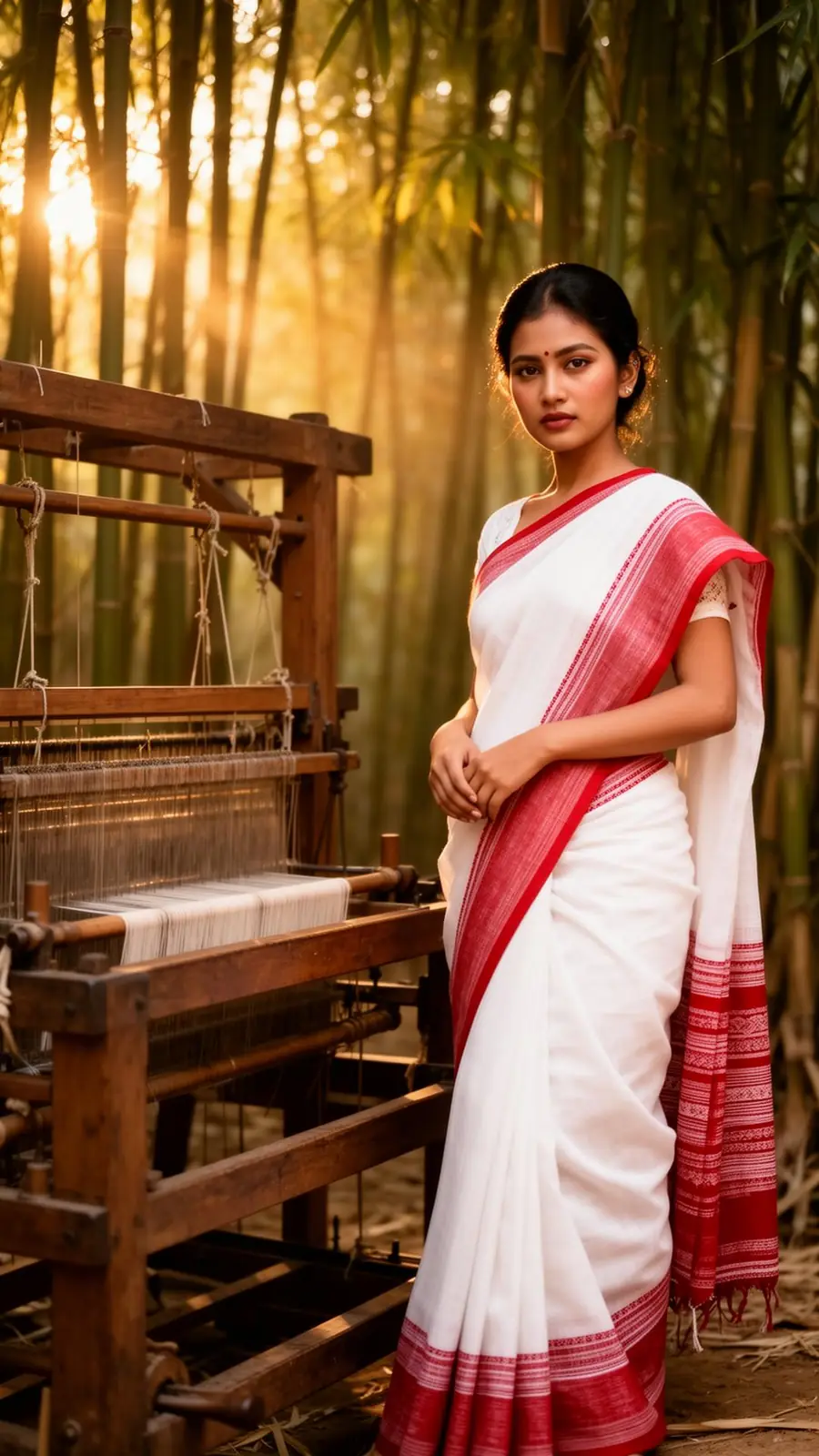 Assam handloom, in plain words.